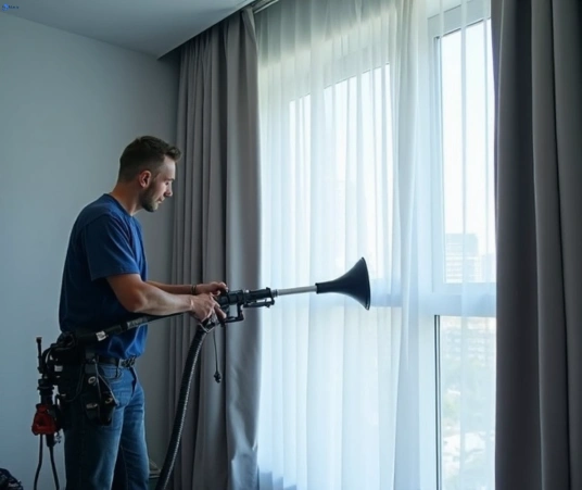 Professional curtain stain removal process equipment Matty Curtain Cleaning gowanbrae-vic